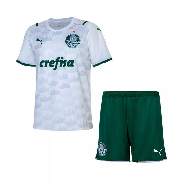 Maillot Football Palmeiras Exterieur Enfant 2021-22 Blanc